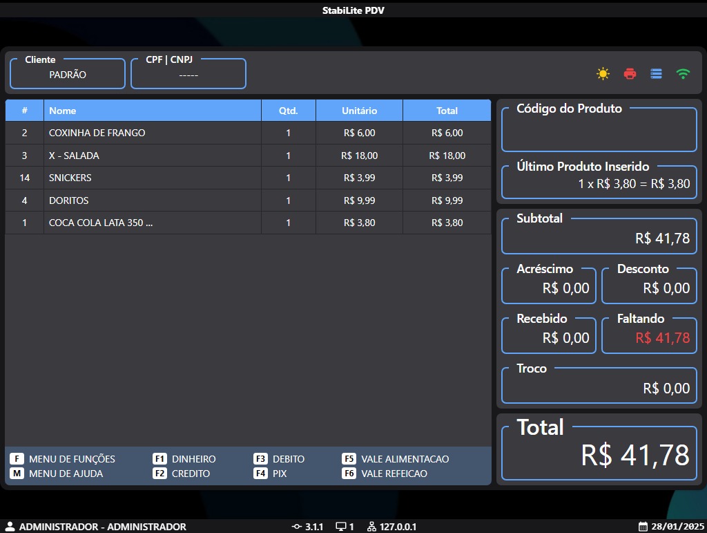 Interface Stabilite PDV